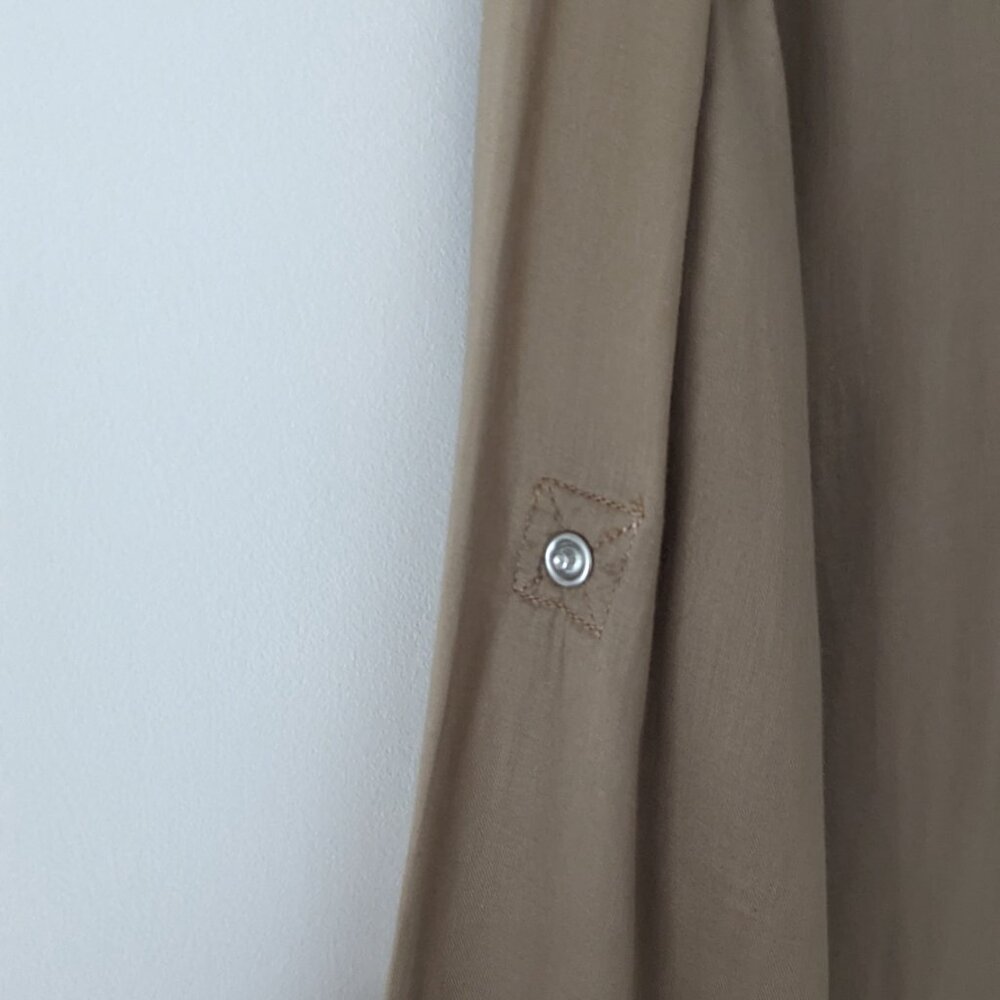 Rag & Bone Draw String Button Down Shirt With Lar… - image 7